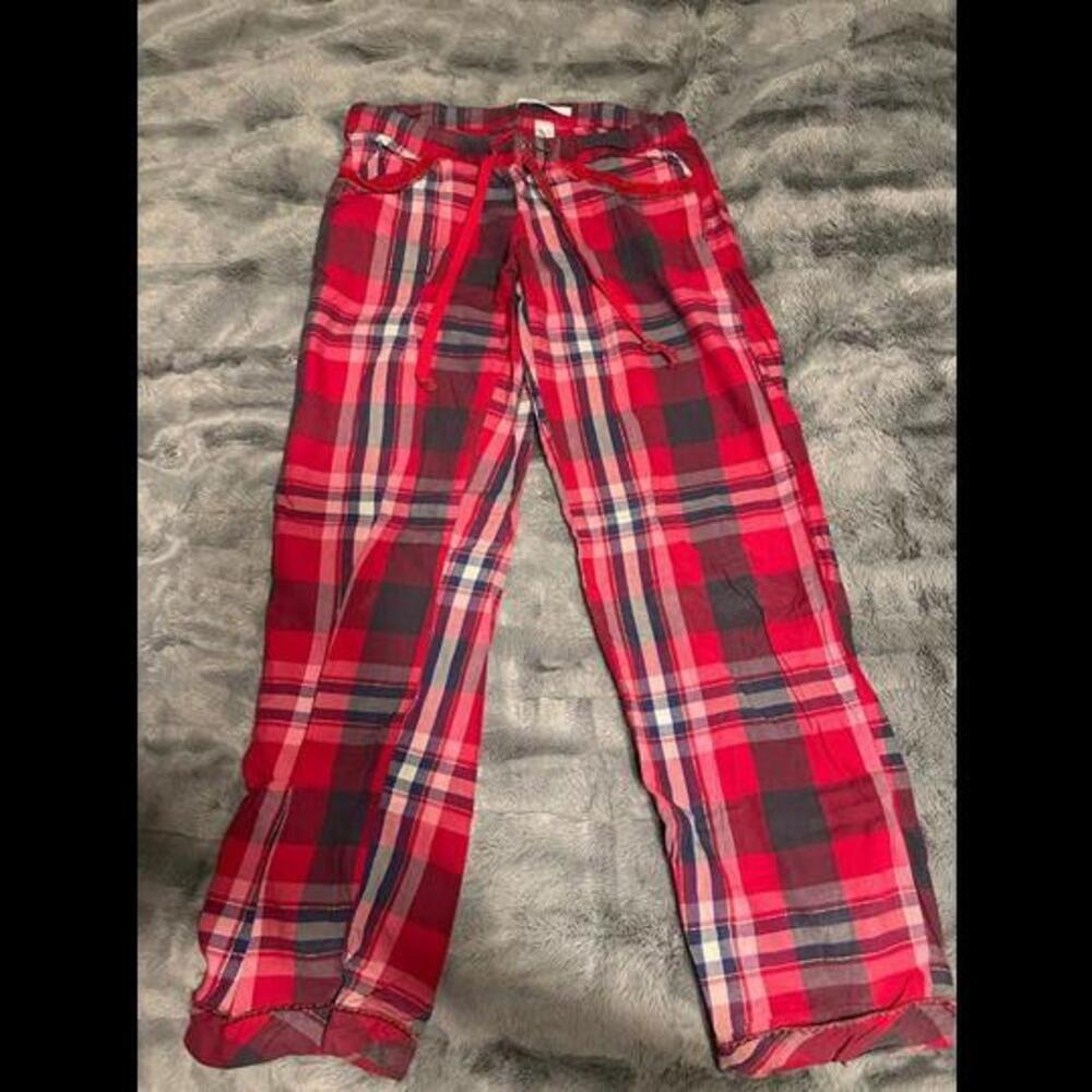Victoria's Secret Red Plaid Pajama Pants (XS/P)